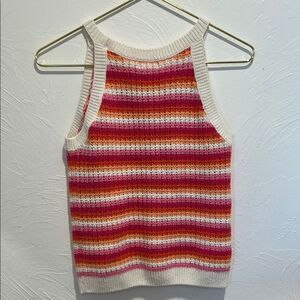 Cat and Jack Striped Knit Tank Top